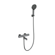 Смеситель для ванны с душем и термостатом Wonzon&Woghand Stay (WW-B2016-A1-BGG) Темный графит
