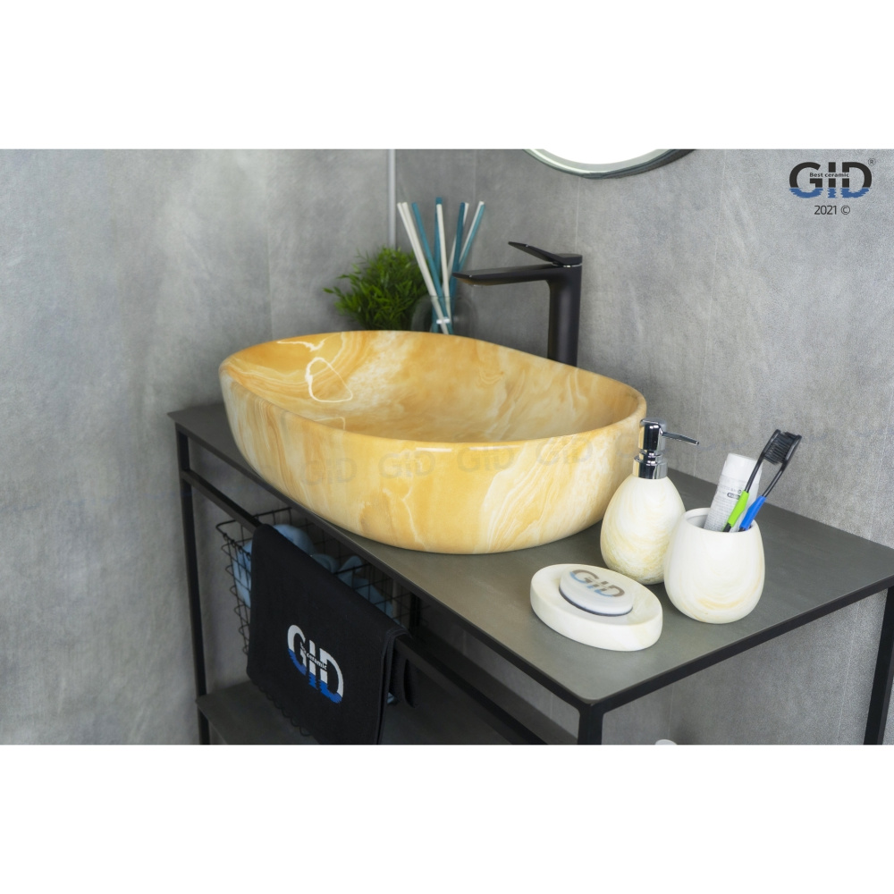 Раковина накладная Gid Mnc171