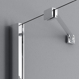 Дверь душевого уголка Radaway Essenza New KDD-B 90 L профиль Хром стекло прозрачное 385071-01-01L