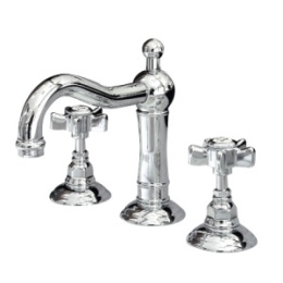 Фото Смеситель Nicolazzi Dames Anglaises 1409BZ18 для раковины на 3 отверстия, бронза, декор Dames Anglai