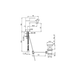 Фото Смеситель для раковины Paini Arena 92CR211FTKM хром