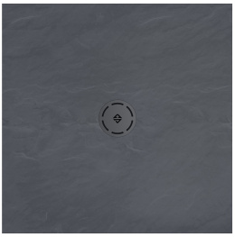 Поддон Jacob Delafon Singulier E67032-NAD, 80 x 80 см, материал Neoroc с антискользящим покрытием, с