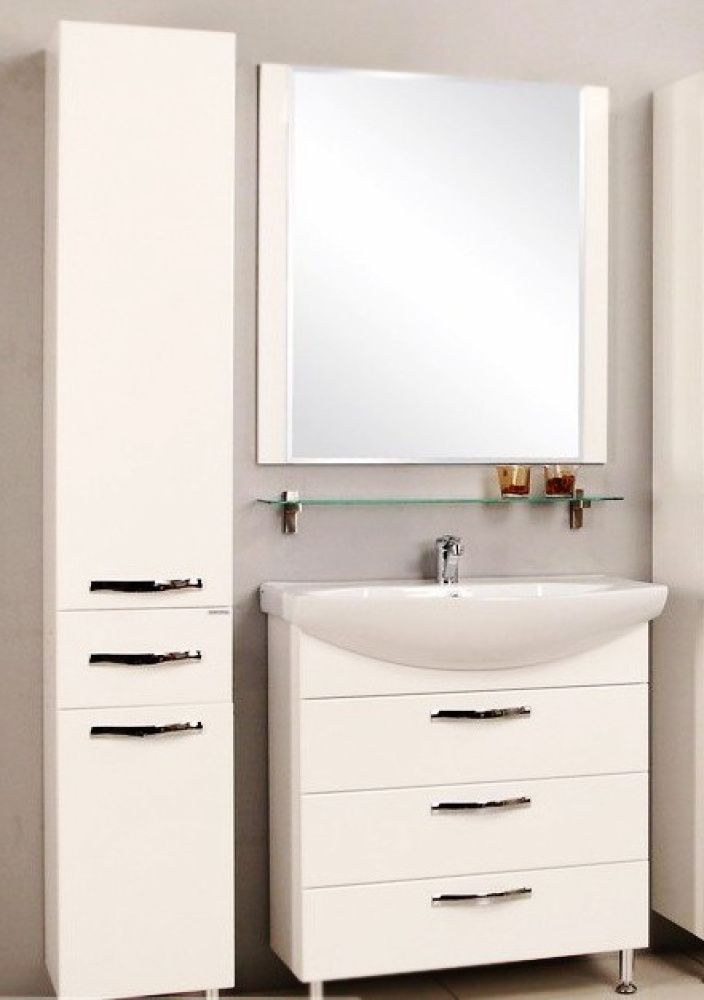 Фото Тумба под раковину Aquaton Ария 80 Н белый 1A141301AA010