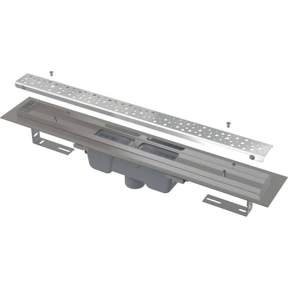 Фото Водоотводящий желоб AlcaPlast Antivandal (APZ1011-1050L) с решеткой