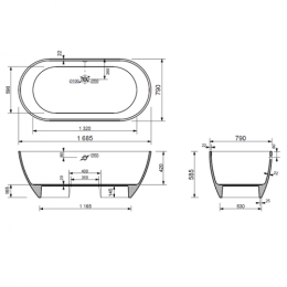 Фото Эстет Ванна "Miami silk" 1680х785