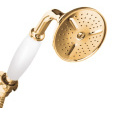 Ручной душ Cezares Articoli Vari DEF-03/24-Bi цвет золото 24 карат, ручка белая