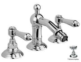 Фото Смеситель Nicolazzi Dames Anglaises 1415CR18 для биде, хром, ручки Dames Anglaises