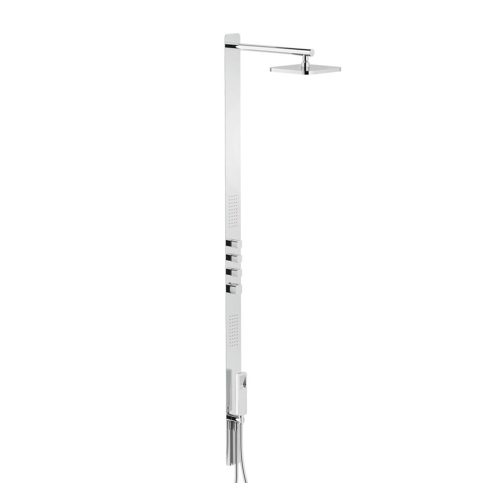 Фото NOBILI Loop LP90000/50CR Душевая панель с термостатом (хром)