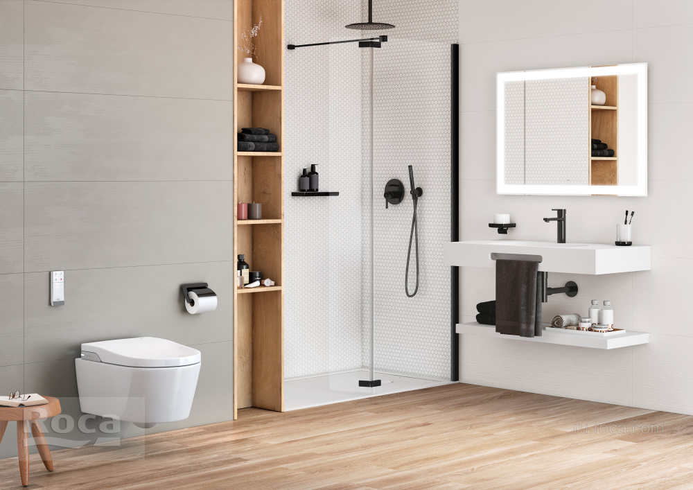 Электронный унитаз-биде Roca Inspira (803094001) белый