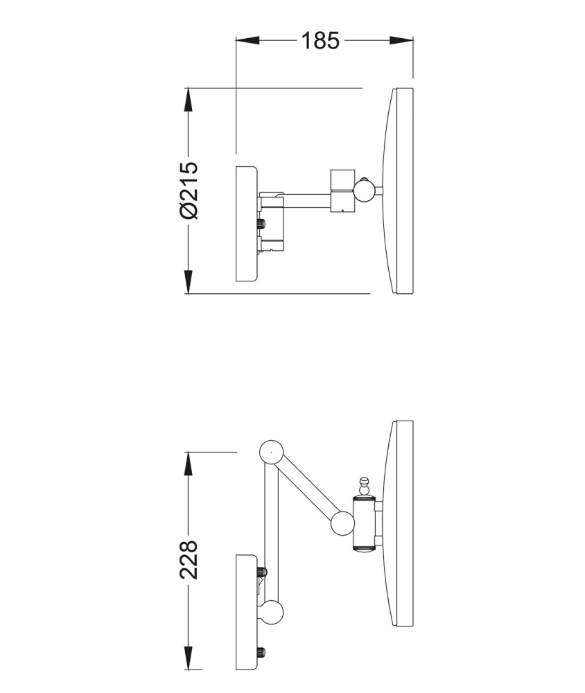 Фото Зеркало с подсветкой Timo Saona 13074/00 хром