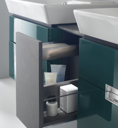 Фото Тумба под раковиной Jacob Delafon Reve 80 см, EB1135-442, антрацит