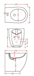 Фото Биде напольное ArtCeram File (FLB002 05 00) белый