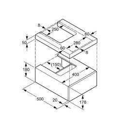 Фото Подстолье для раковины Kludi Esprit (56S0463)