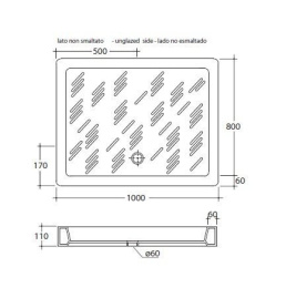 Душевой поддон Galassia Rodi (1019)