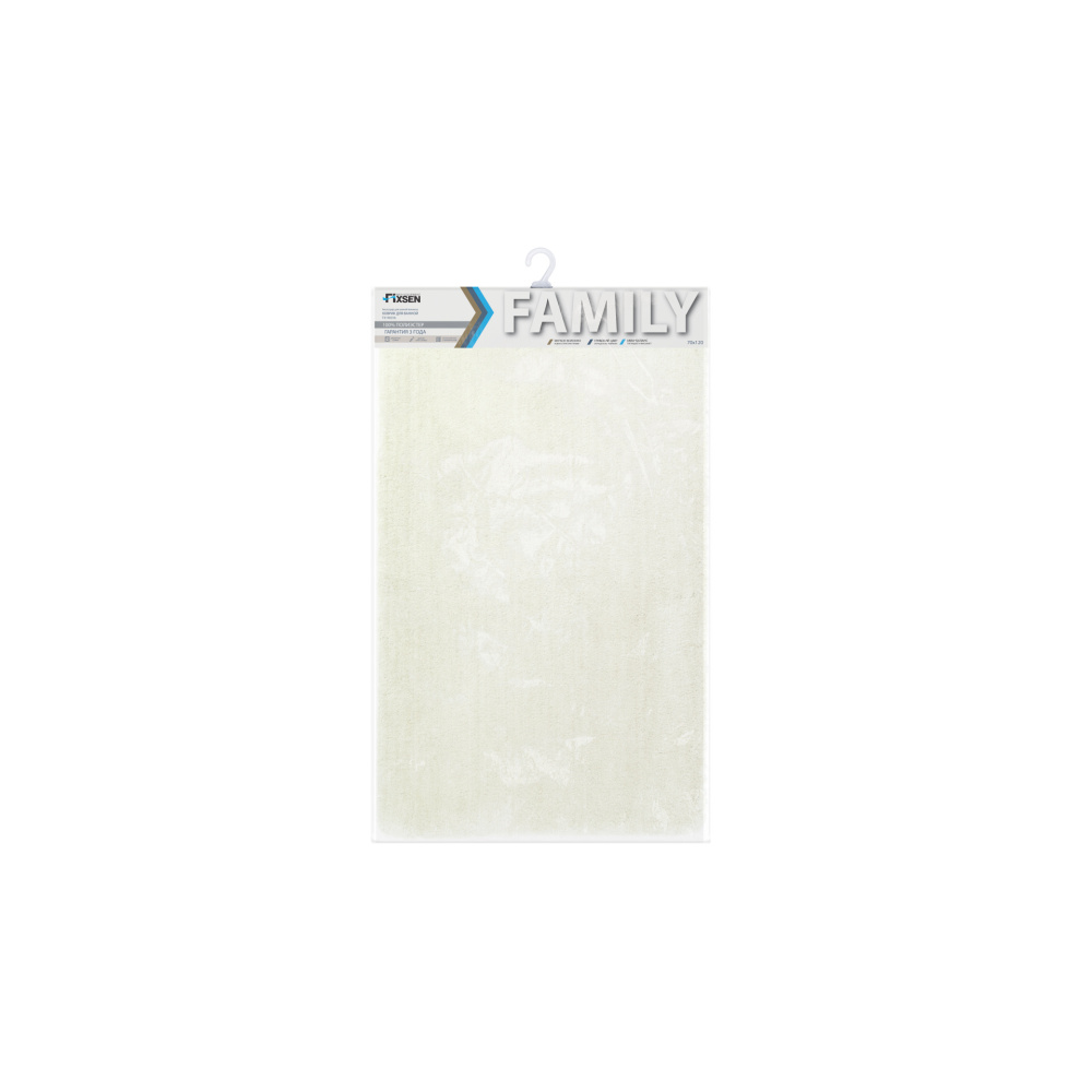 Коврик для ванной Fixsen Family, бежевый, 1-ый (70х120 см), (FX-9003A)