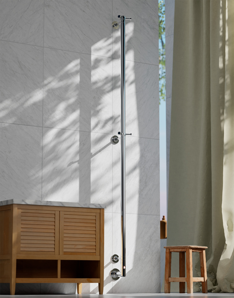 Фото Полотенцесушитель электрический Margaroli Acrobaleno 616X 616XCRB-1650, хром