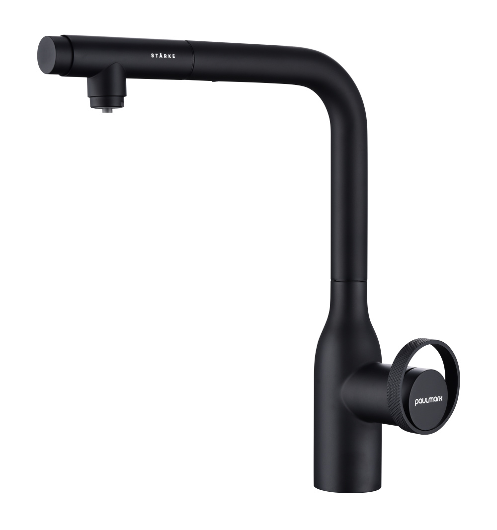 Фото Смеситель для кухни Paulmark Urban (Ur213104-401) антрацит