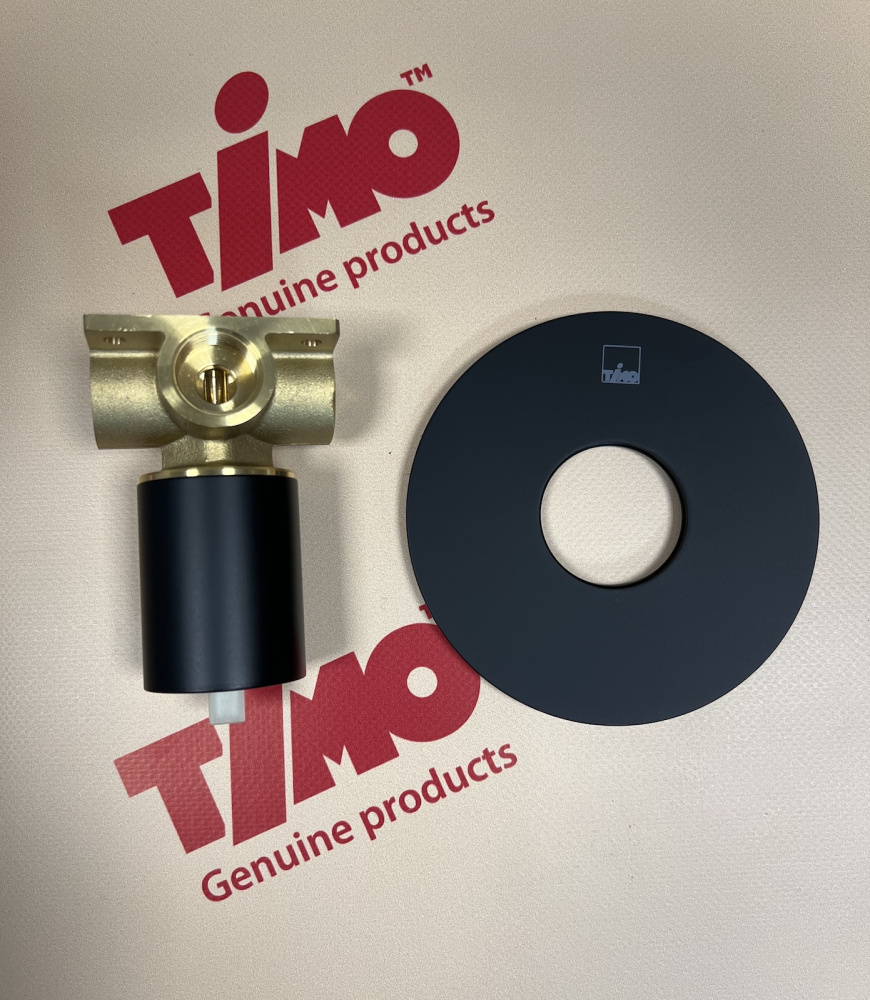 Фото Смеситель встроенный с гигиеническим душем Timo Anni 2789/03SM черный