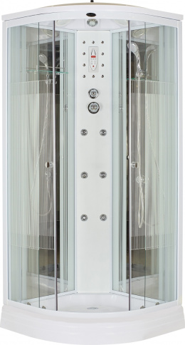 Душевая кабина 90xx220 Niagara (NG-701-01SN) С гидромассажем, , Поддон низкий