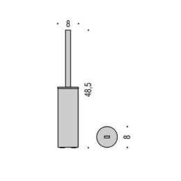 Фото Ершик напольный Colombo Nordic B5206.CR