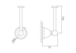 Фото Держатель туалетной бумаги Fima Carlo Frattini Style (F6045/1CR) хром