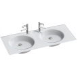 Стеклянная раковина Jacob Delafon Odeon Rive Gauche EB2565-DE1, 120 см, белый, матовый