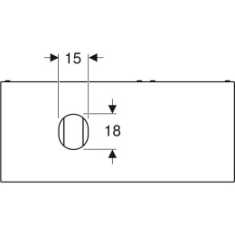 Тумба под раковину Geberit VariForm 501.184.00.1, 120 см, с сифоном, цвет тёмно-серый