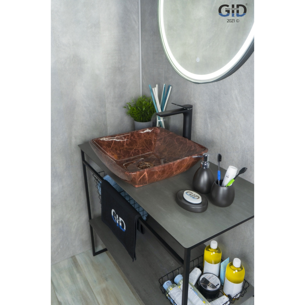 Раковина накладная Gid Mnc182