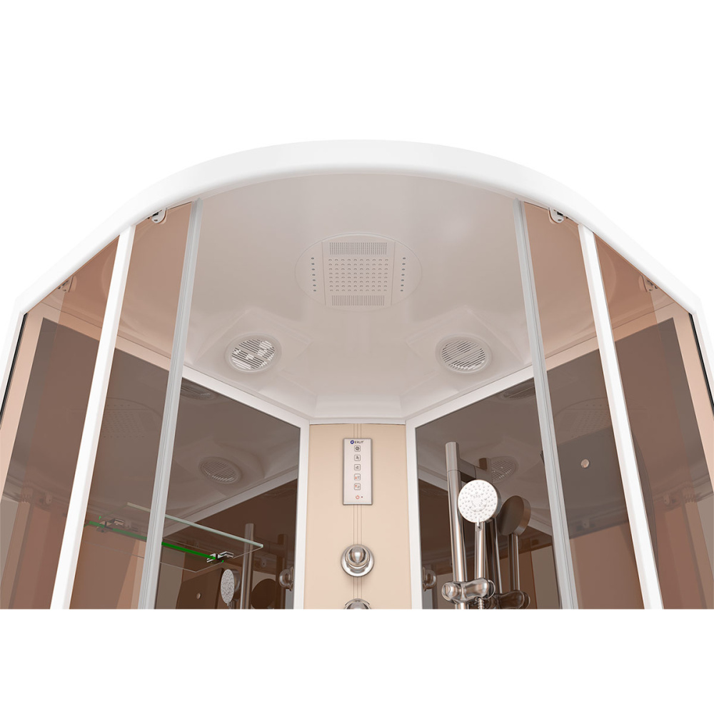 Душевая кабина 90x90x215 Erlit (ER5709P-C25) , Поддон низкий