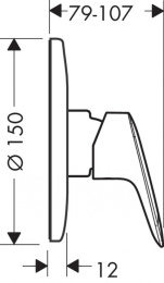 Комплект смесителей Hansgrohe Logis (71071000/71666000) хром