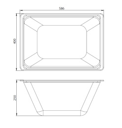 Контейнер с крышкой Am.Pm Gem (W90A-070-070W-C) белый
