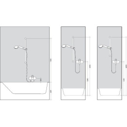Штанга для душа Hansgrohe (27712000)