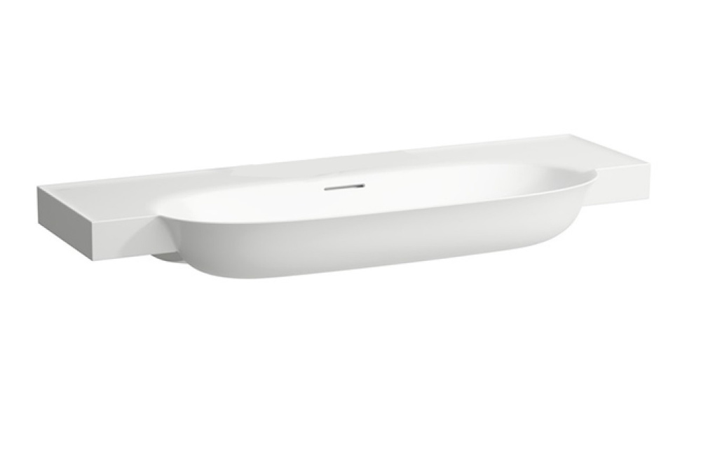 Раковина Laufen New Classic 8.1385.8.400.109.1 120 х 48 х 16.5 см, SaphirKeramik, LCC, без отверстия