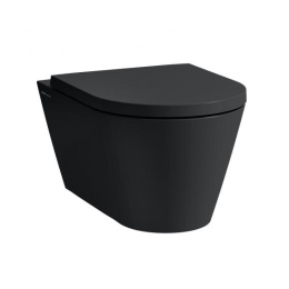 Фото Унитаз подвесной Laufen Kartell by (8.2033.7.716.000.1) черный матовый