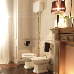 Механизм смыва Kerasan Waldorf 754691 золото