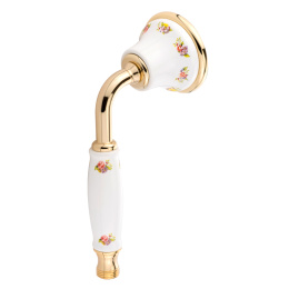 Фото Migliore Provance 19476 Ручной душ, бел. с декором/золото