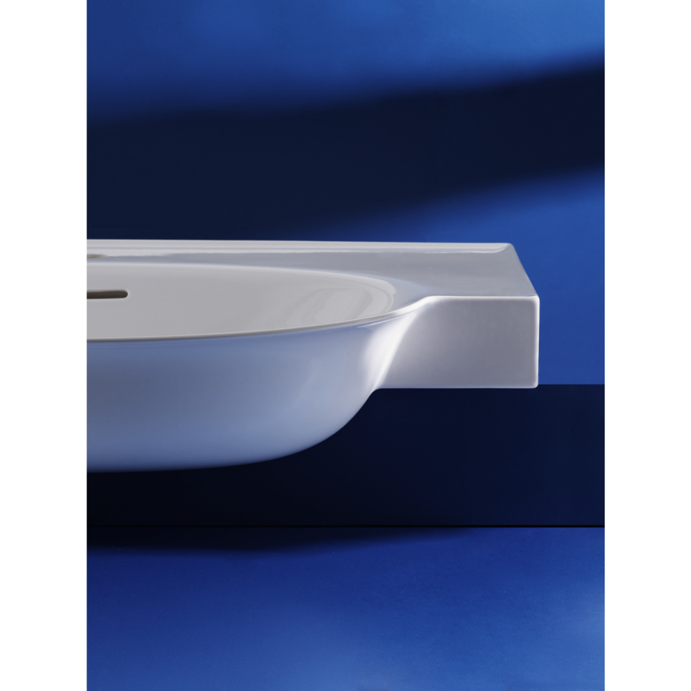 Раковина Laufen New Classic 8.1385.3.000.109.1 60 х 48 х 16.5 см, SaphirKeramik, без отверстия, белы