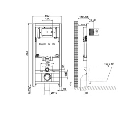 Фото OLI OLI 80 ECO 886914 Инсталляция Sanitarblock mechanic