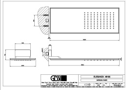 Фото Верхний душ Gessi Eleganza (46155#238) сталь полированная
