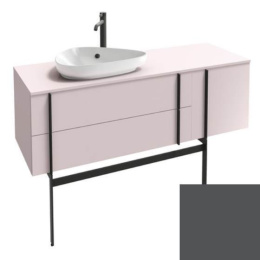 Тумба под раковину Jacob Delafon Nouvelle Vague 145 см, EB3043RU-M53, серый антрацит мягкий