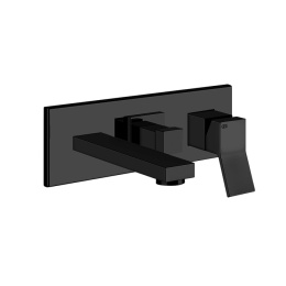 Фото Смеситель для ванны и душа Gessi Rettangolo (53136/299) черный матовый