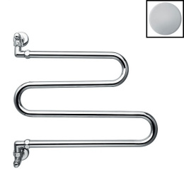 Полотенцесушители Полотенцесушитель водяной Margaroli Vento 406CR, высота 42 см, ширина 50 см, хром