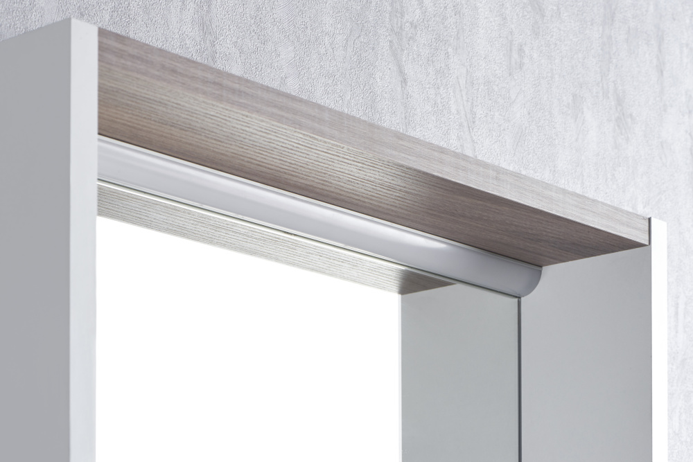 Зеркало Aquaton Бэлла белый, джарра 1A221702BBAZ0