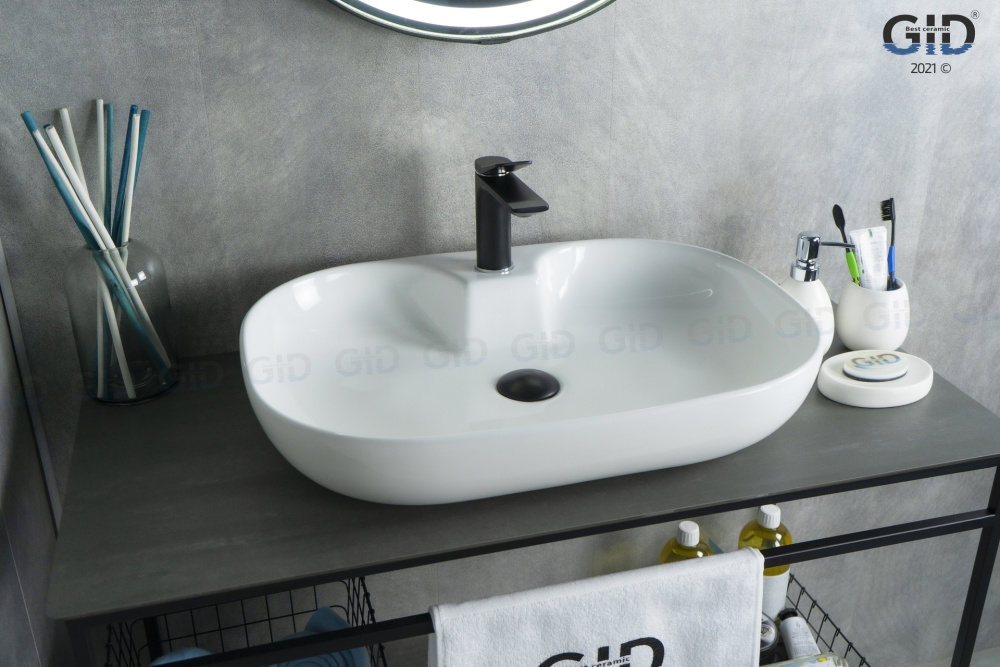 Фото Раковина накладная Gid N9446b