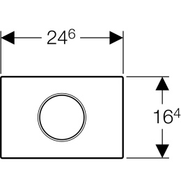 Привод бесконтактного смыва Geberit Sigma (115.907.SN.1) серый