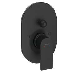 Фото Смеситель для душа Hansgrohe Rebris E (72459670) черный матовый