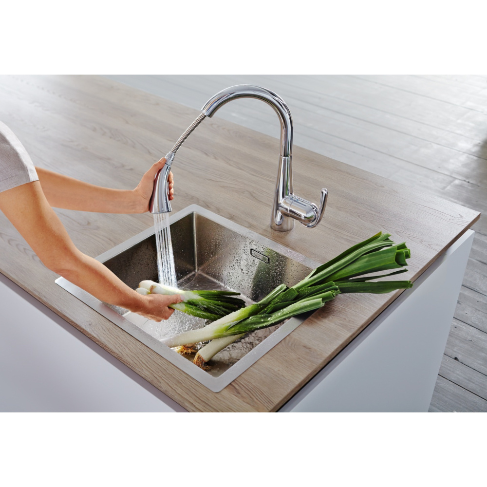 Смеситель для кухни Grohe Zedra 32294001 выдвижной излив