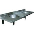 Nofer 13071.2.S Раковины коллективные Wash накладные