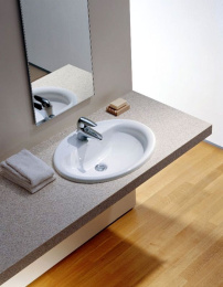 Раковина Laufen Pro 8.1395.1.000.104.1, 56*44 см, врезная сверху