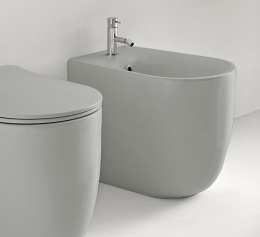 Фото Kerasan Nolita 532059*1 Биде напольное с 1 отверстием под смеситель 55х35 см, с креплениями WB5N, цв